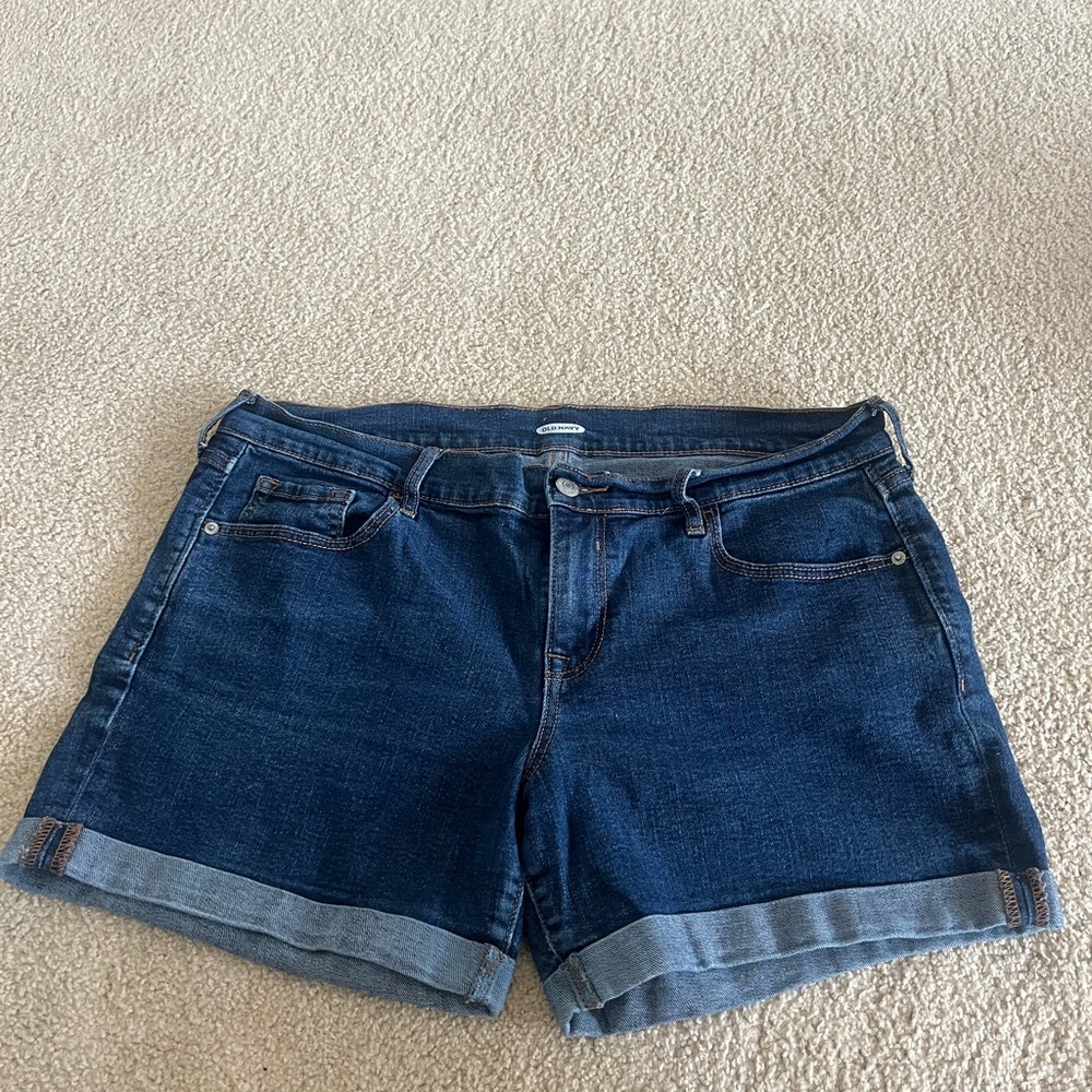Old Navy Dark Blue Jean Shorts
